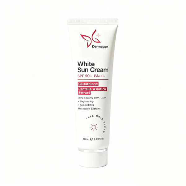 Dermagen White Sun Cream SPF 50+ PA+++ 50g - Brightening Sun Shield